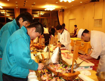 修学旅行　夕食イメージ